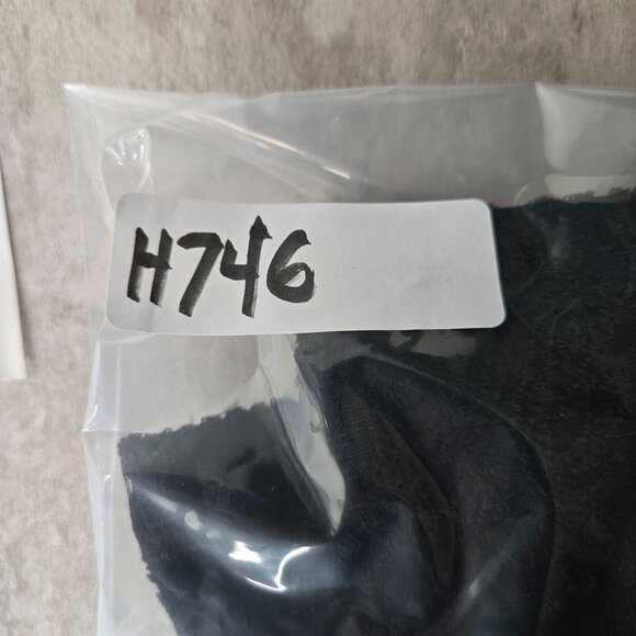 Free People Flare Pants M Black Velvet Burnout Whimsygoth Pull On Bell Bottom - Picture 12 of 12